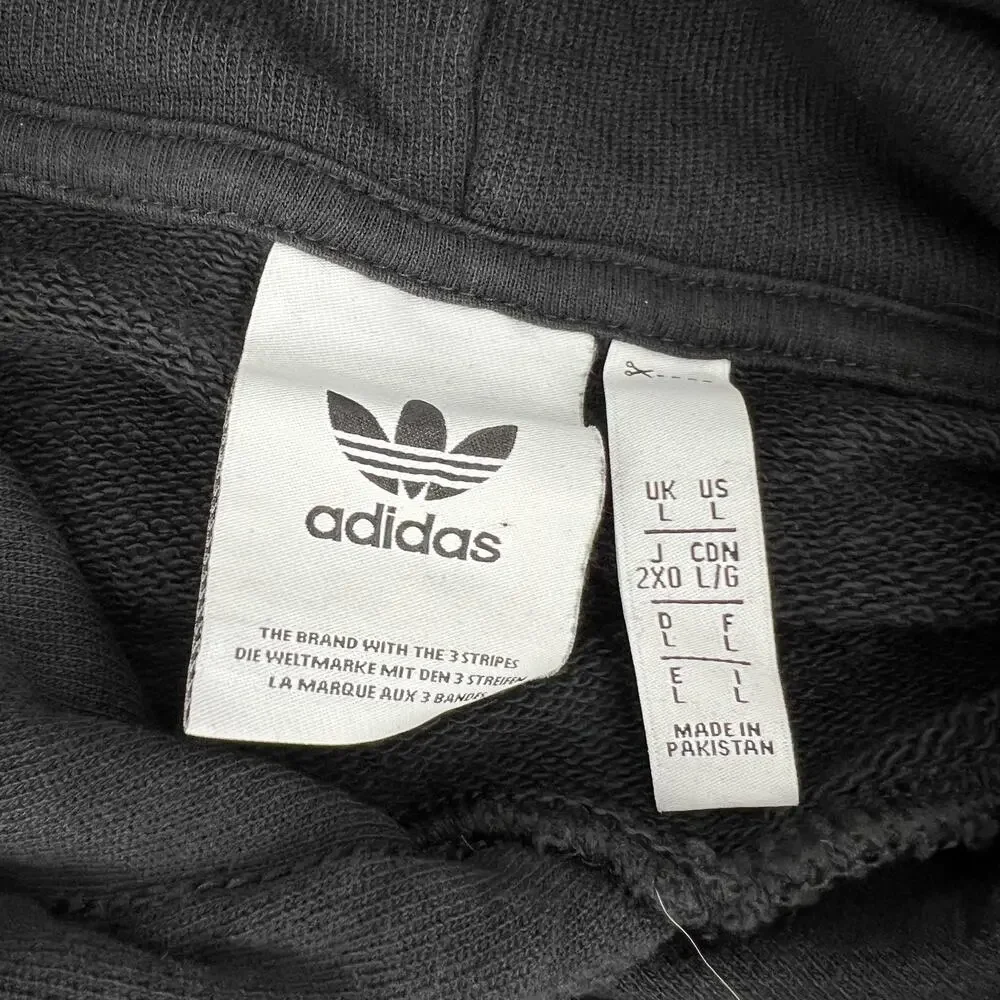Mens Black Adidas Originals Tech B Hoodie Sweatshirt GD5997 French‎ terry knit